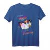 Ich bin nicht dick, sondern flauschig - Lustiges Einhorn T-Shirt für Frauen, perfekt als Geschenk zum Geburtstag oder Valentinstag