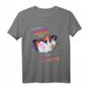 Ich bin nicht dick, sondern flauschig - Lustiges Einhorn T-Shirt für Frauen, perfekt als Geschenk zum Geburtstag oder Valentinstag