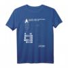 Star Trek Next Generation Enterprise Chart Graphic T-Shirt - Officially Licensed Sci-Fi Fan Merchandise
