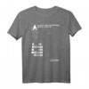 Star Trek Next Generation Enterprise Chart Graphic T-Shirt - Officially Licensed Sci-Fi Fan Merchandise