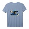HapPanda T-Shirt - Die dunkle Seite des Mondes mit Melting Clocks für Pink Floyd Fans & Kunstliebhaber