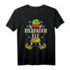 Bierbauch Elf Weihnachtsoutfit für Familien – Lustiges Partnerlook T-Shirt mit Elfenhut & Schneeflocken für Weihnachten & Heiligabend