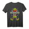 Bierbauch Elf Weihnachtsoutfit für Familien – Lustiges Partnerlook T-Shirt mit Elfenhut & Schneeflocken für Weihnachten & Heiligabend