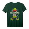 Bierbauch Elf Weihnachtsoutfit für Familien – Lustiges Partnerlook T-Shirt mit Elfenhut & Schneeflocken für Weihnachten & Heiligabend