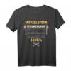 Installateur Stundenlohn T-Shirt – Lustiges Berufsgeschenk für Klempner, Elektriker & Handwerker zu Geburtstag & Weihnachten