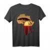Afrika Giraffe Karte T-Shirt mit Sonnenuntergang - Big Five Safari Design für Damen, Herren & Kinder