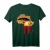 Afrika Giraffe Karte T-Shirt mit Sonnenuntergang - Big Five Safari Design für Damen, Herren & Kinder