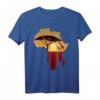 Afrika Giraffe Karte T-Shirt mit Sonnenuntergang - Big Five Safari Design für Damen, Herren & Kinder