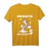 Kinder Geburtstagsshirt 5 Jahre Mädchen - Einhorn T-Shirt für den 5. Geburtstag, ideales Geschenk für kleine Geburtstagskinder