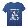 Kinder Geburtstagsshirt 5 Jahre Mädchen - Einhorn T-Shirt für den 5. Geburtstag, ideales Geschenk für kleine Geburtstagskinder