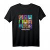 Farbiges HapPanda T-Shirt mit Lizenz - Buntes Party-Outfit für den runden Geburtstag