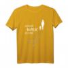 Hund - Never Walk Alone - Lustiges Hundeliebhaber Gassi T-Shirt für Frauen, Hundehalter & Hundebesitzer als Geschenkidee