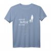 Hund - Never Walk Alone - Lustiges Hundeliebhaber Gassi T-Shirt für Frauen, Hundehalter & Hundebesitzer als Geschenkidee