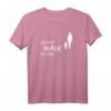 Hund - Never Walk Alone - Lustiges Hundeliebhaber Gassi T-Shirt für Frauen, Hundehalter & Hundebesitzer als Geschenkidee