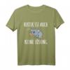 Koala Bär T-Shirt mit Spruch »Hektik ist auch keine Lösung« – Lustiges Tiermotiv für Männer, Frauen & Kinder, Geschenkidee für Freunde & Familie