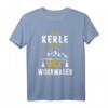 Echte Kerle Ziehen Wohnwagen Camper Camping T-Shirt – Lustiges Geschenk für Camper, Wohnwagen-Fans und Familien beim Campingurlaub