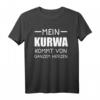 Kurwa Pole Polen Warschau Geschenk T-Shirt – Humorvolles Design mit polnischem Spruch und Flagge, ideales Souvenir und Geschenkidee