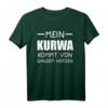Kurwa Pole Polen Warschau Geschenk T-Shirt – Humorvolles Design mit polnischem Spruch und Flagge, ideales Souvenir und Geschenkidee
