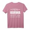 Kurwa Pole Polen Warschau Geschenk T-Shirt – Humorvolles Design mit polnischem Spruch und Flagge, ideales Souvenir und Geschenkidee