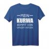 Kurwa Pole Polen Warschau Geschenk T-Shirt – Humorvolles Design mit polnischem Spruch und Flagge, ideales Souvenir und Geschenkidee