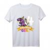 Kinder Dinosaurier Einhorn Geburtstag T-Shirt für Mädchen – Perfekt für 4. Geburtstag, Dino Deko & Dino-Einhorn Motto Party