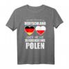 Polen Polska Pole Warschau Geschenk T-Shirt – Lustiges Heimatmotiv mit polnischer Flagge für Polen-Fans und Warschau-Liebhaber