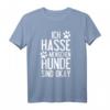 Lustiges HapPanda T-Shirt mit sarkastischem Spruch für Hunde- und Menschenhasser – Humorvolles Statement für Damen und Herren
