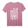 Lustiges HapPanda T-Shirt mit sarkastischem Spruch für Hunde- und Menschenhasser – Humorvolles Statement für Damen und Herren