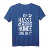 Lustiges HapPanda T-Shirt mit sarkastischem Spruch für Hunde- und Menschenhasser – Humorvolles Statement für Damen und Herren