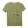 Ich liebe Vögel und die Natur T-Shirt - Niedliches Vogeldesign für Naturliebhaber, Vogel- und Tierfreunde, perfekt als Geschenk zu Weihnachten oder Geburtstag