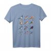 Ich liebe Vögel und die Natur T-Shirt - Niedliches Vogeldesign für Naturliebhaber, Vogel- und Tierfreunde, perfekt als Geschenk zu Weihnachten oder Geburtstag