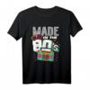 80er Jahre Made In The 80s T-Shirt für Mottopartys, Retro Kostüm & Partydekoration