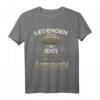 Rentner Rentnerin 2024 Geschenkshirt - Lustiges Ruhestand Abschiedsgeschenk für Damen und Herren in trendigem Gold-Beige
