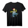 The Simpsons Homer und Snowball Tangle Holiday T-Shirt – Lustiges Geschenk für Simpsons Fans zu Feiertagen