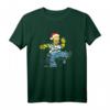 The Simpsons Homer und Snowball Tangle Holiday T-Shirt – Lustiges Geschenk für Simpsons Fans zu Feiertagen