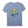 The Simpsons Homer und Snowball Tangle Holiday T-Shirt – Lustiges Geschenk für Simpsons Fans zu Feiertagen
