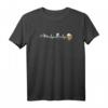 Mountainbike und Bier Herzschlag Fahrrad EKG T-Shirt – Lustiges Outdoor-Shirt für Biker, Bergsteiger & Bierfans, Perfekt zum Geburtstag & Erntedankfest