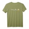 Mountainbike und Bier Herzschlag Fahrrad EKG T-Shirt – Lustiges Outdoor-Shirt für Biker, Bergsteiger & Bierfans, Perfekt zum Geburtstag & Erntedankfest