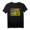Witziges Denglisch Spruch T-Shirt Warning Don't Go Me On The Cookie - Lustiges Geburtstagsgeschenk für Damen und Herren