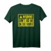 Witziges Denglisch Spruch T-Shirt Warning Don't Go Me On The Cookie - Lustiges Geburtstagsgeschenk für Damen und Herren