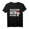 Pfälzer Weihnachten Geschenk - Lustiges Dialekt Schorle T-Shirt mit Weihnachtsmütze für Wein- und Heimatliebhaber