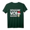 Pfälzer Weihnachten Geschenk - Lustiges Dialekt Schorle T-Shirt mit Weihnachtsmütze für Wein- und Heimatliebhaber