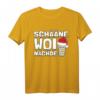 Pfälzer Weihnachten Geschenk - Lustiges Dialekt Schorle T-Shirt mit Weihnachtsmütze für Wein- und Heimatliebhaber