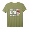Pfälzer Weihnachten Geschenk - Lustiges Dialekt Schorle T-Shirt mit Weihnachtsmütze für Wein- und Heimatliebhaber