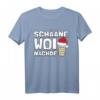 Pfälzer Weihnachten Geschenk - Lustiges Dialekt Schorle T-Shirt mit Weihnachtsmütze für Wein- und Heimatliebhaber