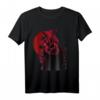 Japanische Oni Mask Dämon - Sad Aesthetic Edgy Streetwear Kurzarm T-Shirt für Goth, EGirl & Vintage Style Fans