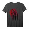 Japanische Oni Mask Dämon - Sad Aesthetic Edgy Streetwear Kurzarm T-Shirt für Goth, EGirl & Vintage Style Fans