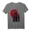 Japanische Oni Mask Dämon - Sad Aesthetic Edgy Streetwear Kurzarm T-Shirt für Goth, EGirl & Vintage Style Fans