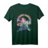 HapPanda Little Mermaid Pastel Rainbow Retro T-Shirt - Offiziell Lizenziertes Geburtstagsshirt für Meerjungfrauen-Fans