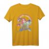 HapPanda Little Mermaid Pastel Rainbow Retro T-Shirt - Offiziell Lizenziertes Geburtstagsshirt für Meerjungfrauen-Fans